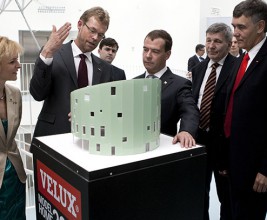 Президент России посетил здание будущего