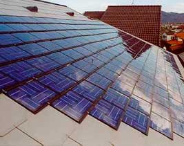 Слоистые солнечные панели в составе "пассивного" дома