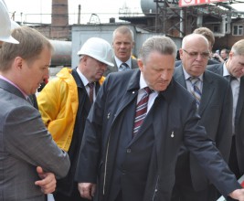 Губернатор Хабаровского края посетил с рабочим визитом завод Корпорации "ТехноНИКОЛЬ"