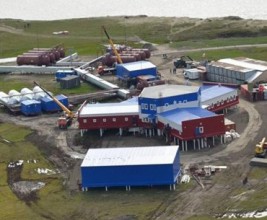 Научно-исследовательская станция на острове Самойловский