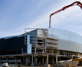 Ледовая арена для керлинга в Сочи обрела кровлю!