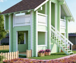 Компании рынка загородной недвижимости и деревянного домостроения объединились для постройки образцово-показательного коттеджа