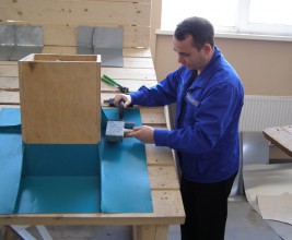 Начались занятия группы по металлическим кровлям в Учебном центре НКС