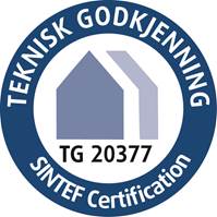 Сертификат SINTEF на Technoelast
