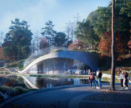 В зоопарке Вены построят ландшафтный аквариум по проекту 3XN