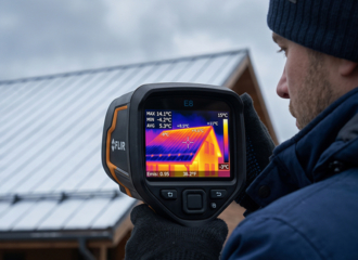 Тепловизоры на службе у кровельщиков
