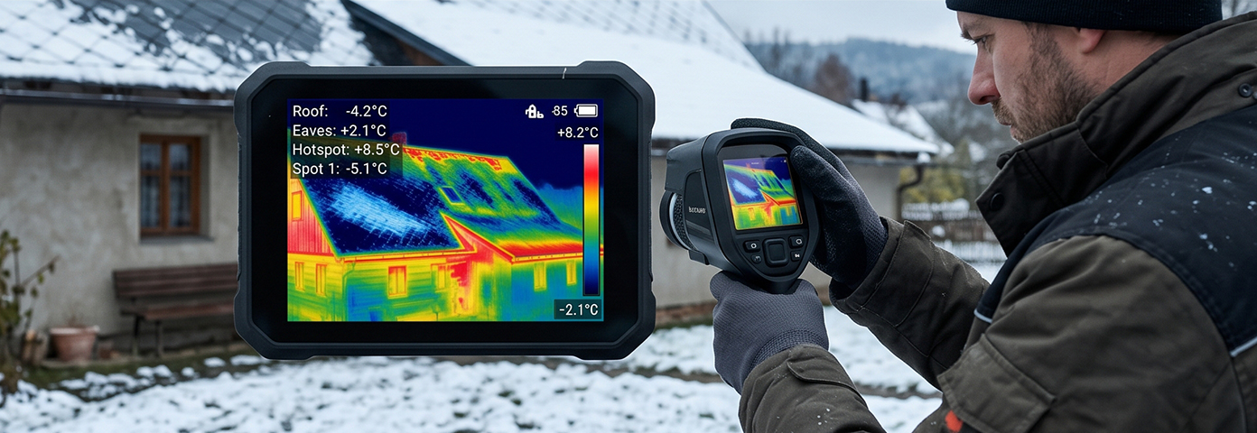 Тепловизоры на службе у кровельщиков