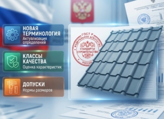 Подготовлено Изменение № 2 в ГОСТ Р на металлочерепицу: новая терминология, классы качества и допуски