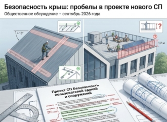Замечания НКС к проекту СП «Безопасность для пользователей зданий и сооружений»: что не так с ограждениями кровли